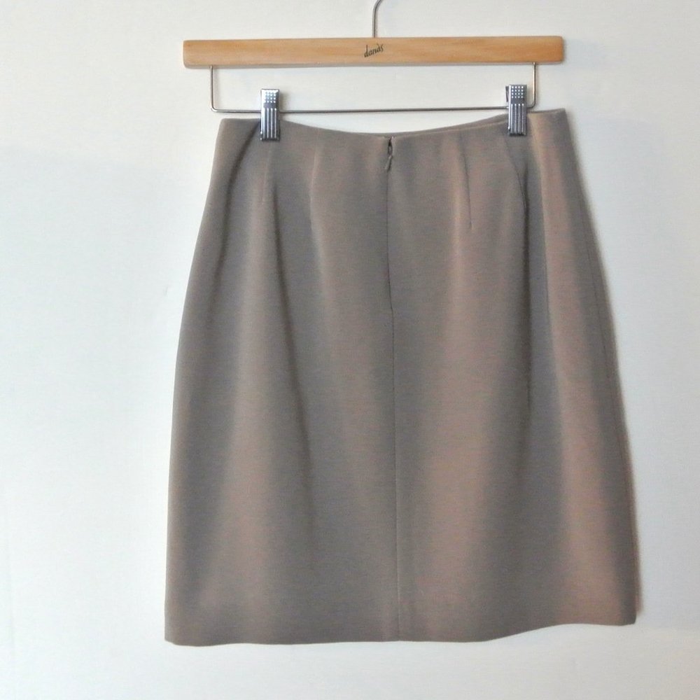 Caslon Gray Pancil Skirt Lined 4 - Picture 11 of 16